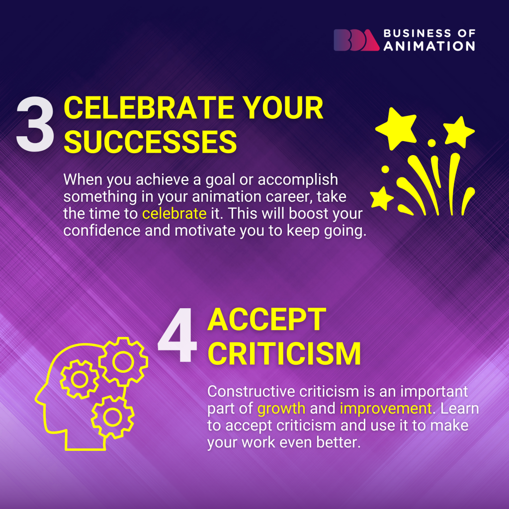 celebrate your successes, and accept criticism