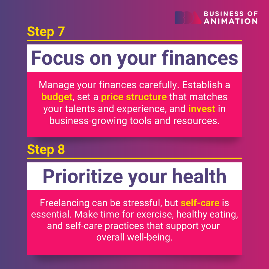 focus on your finances and prioritize your health