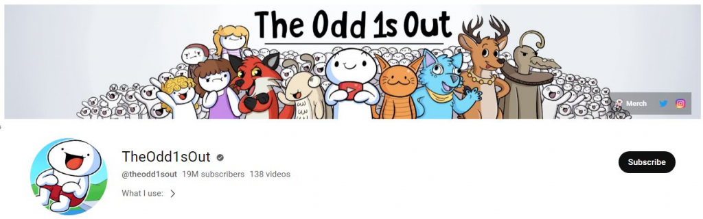 YouTube animated series: TheOdd1sOut