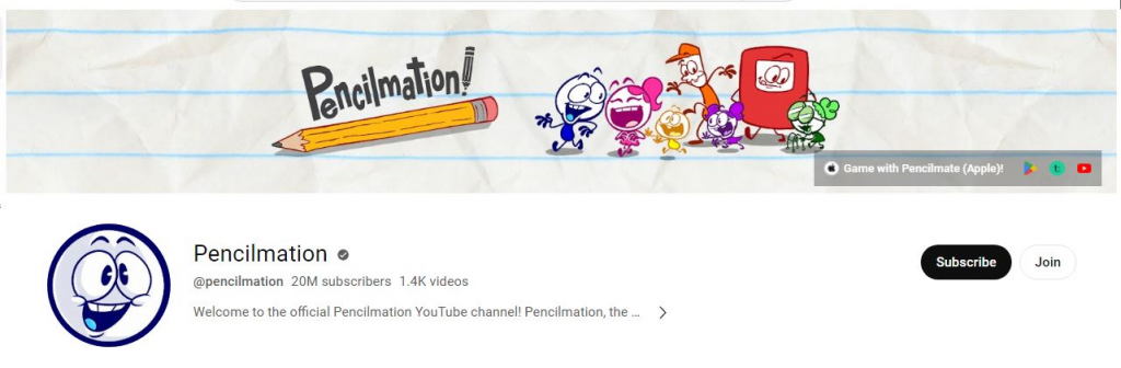 YouTube animated series: Pencilmation