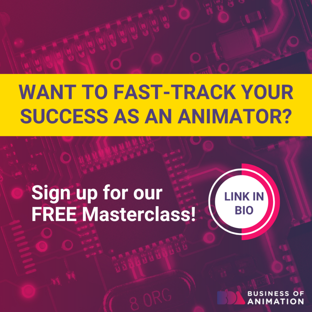 fast-track your success as an animator by signing up for our free masterclass