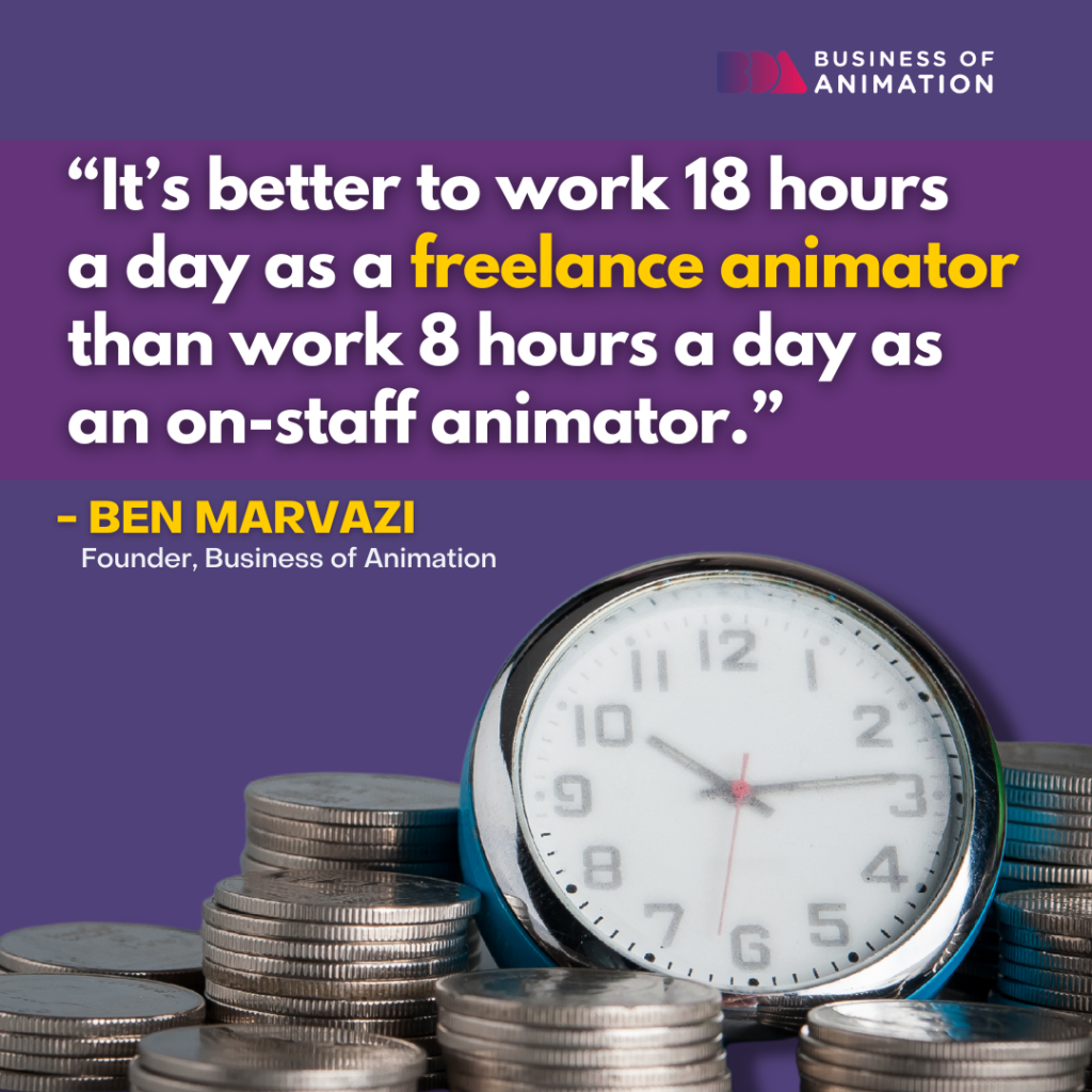 Ben Quotes freelance versus on staff work