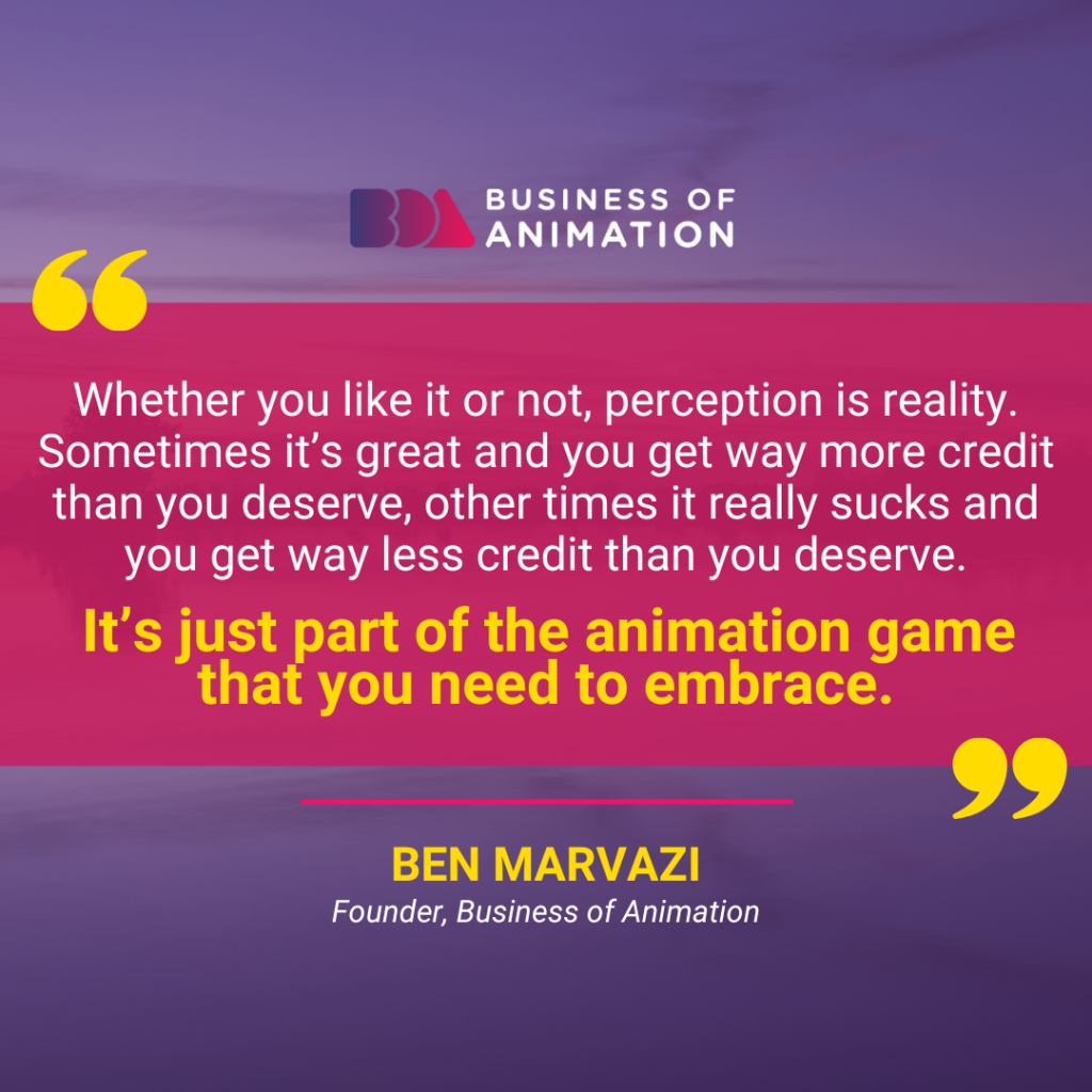 ben marvazi quote perception is reality