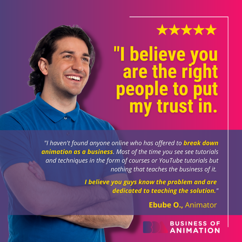 ABA testimonial: "I believe you are the right people to put my trust in." - Ebube O.