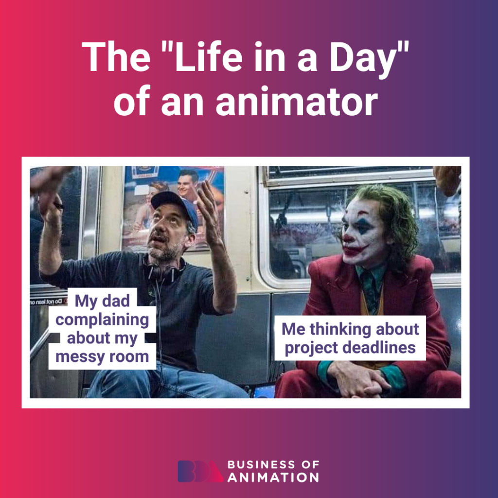 meme: the life in a day of an animator