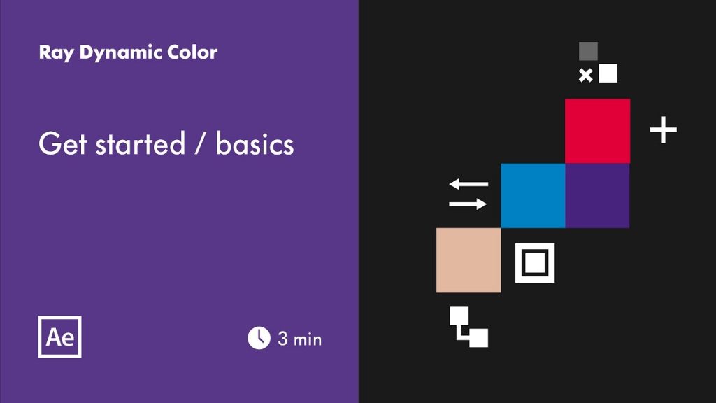 Ray Dynamic Color Get started/basics for Adobe After Effects